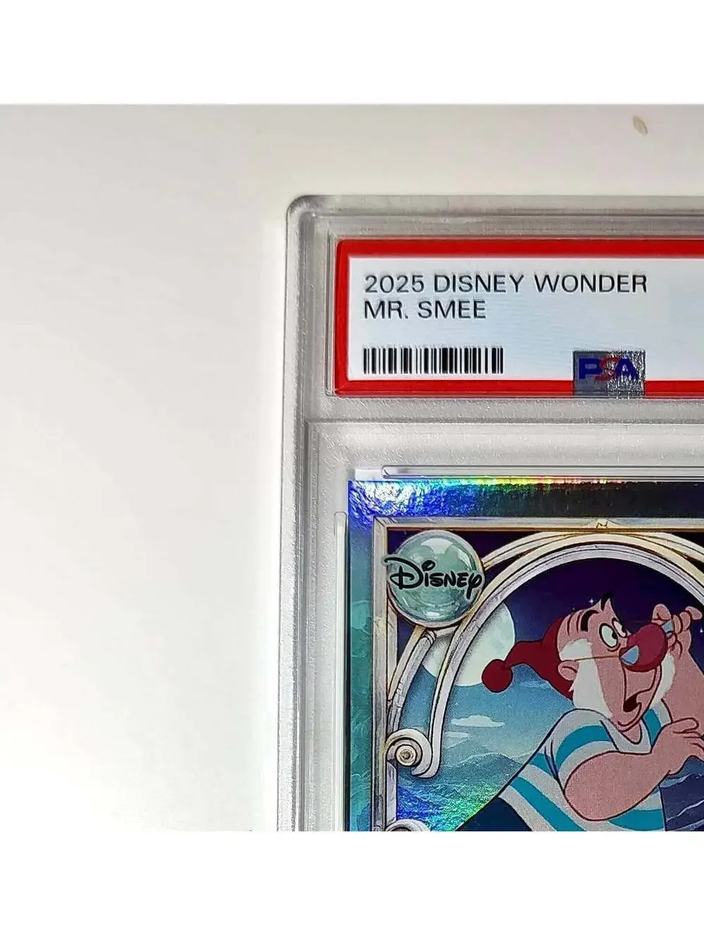 Mr. Smee 2025 Topps Disney Wonder #118 Diamond Card Peter Pan PSA 7